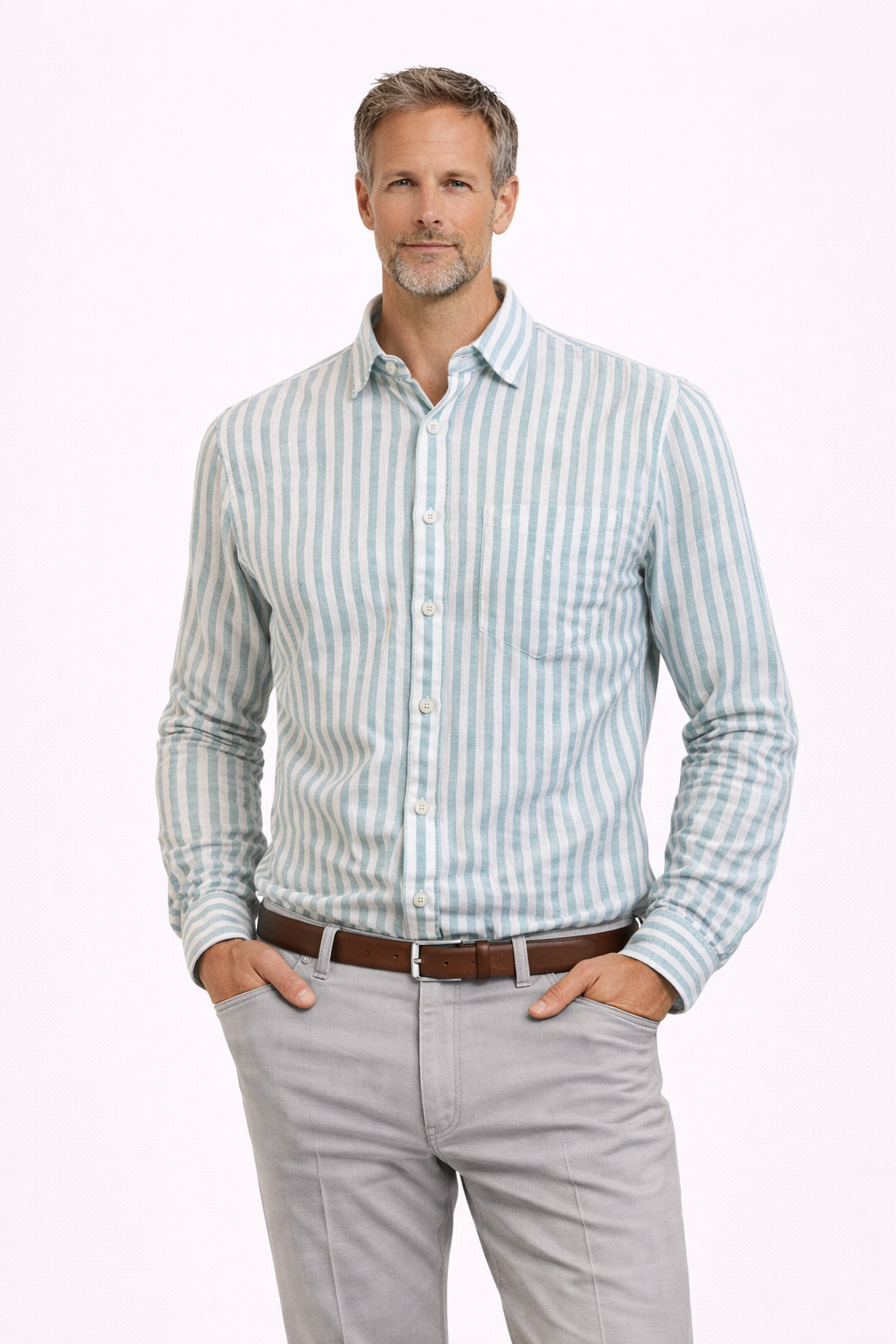 Seidensticker kauluspaita Slim Pellava Raita