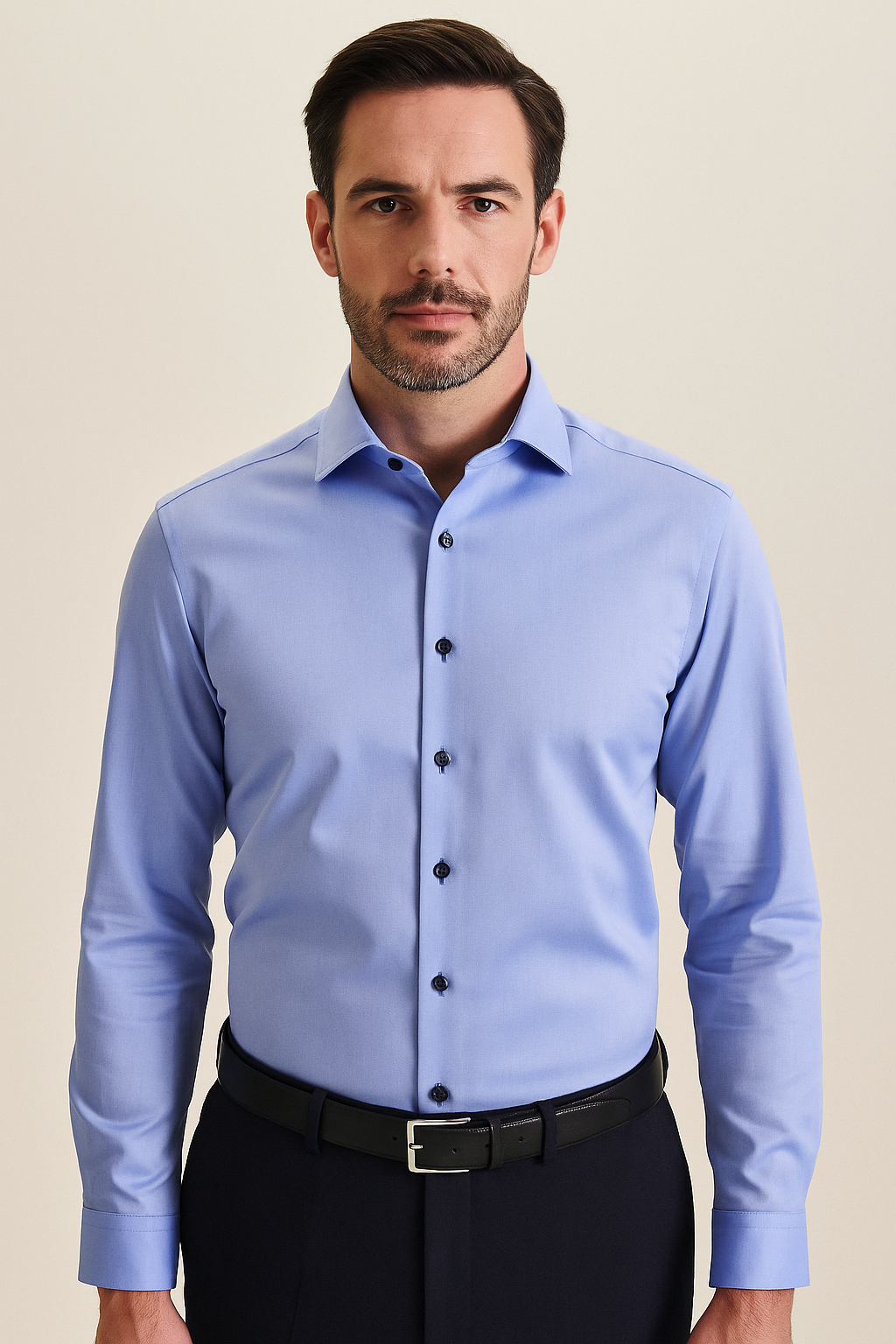 Seidensticker vaaleansininen kauluspaita ekstrapitkä