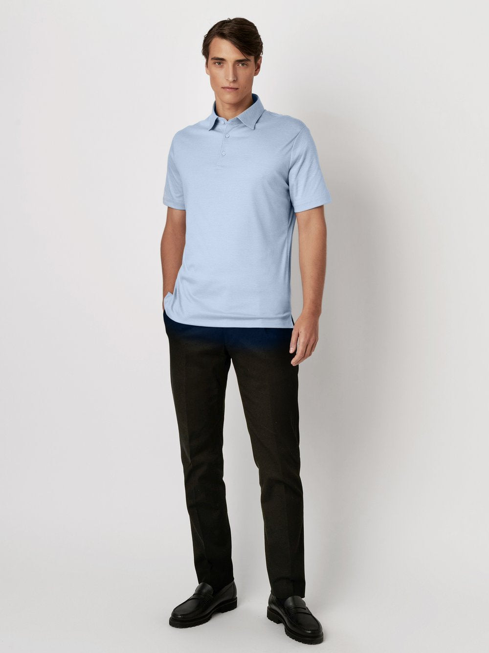 Desoto vaaleansininen pikeepaita "Essential Polo Kent"