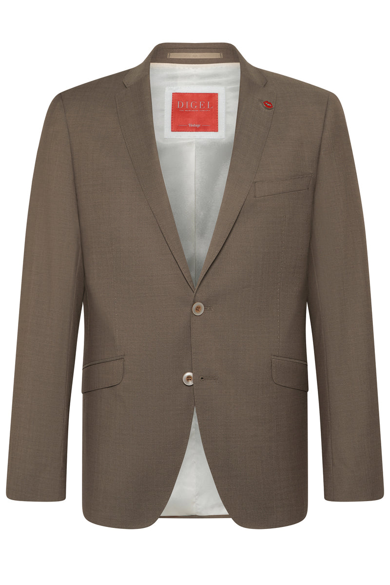 Digel ruskea juhlapuku slim fit