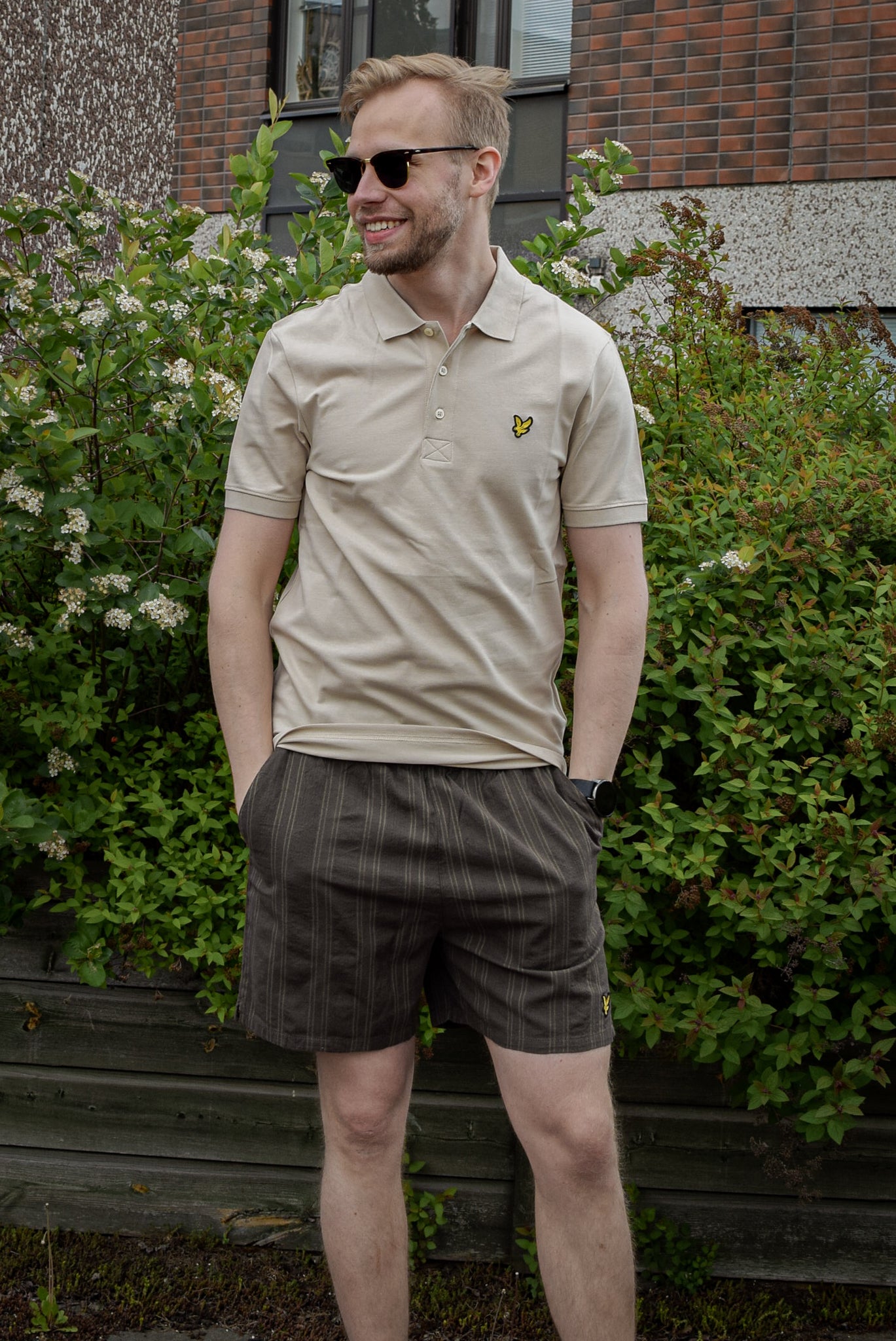 Lyle&Scott Pellavashortsit