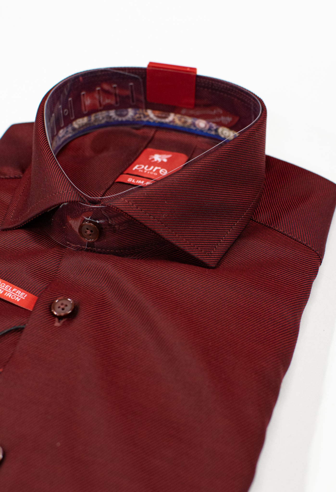 PURE kauluspaita ''City shirt slim fit''