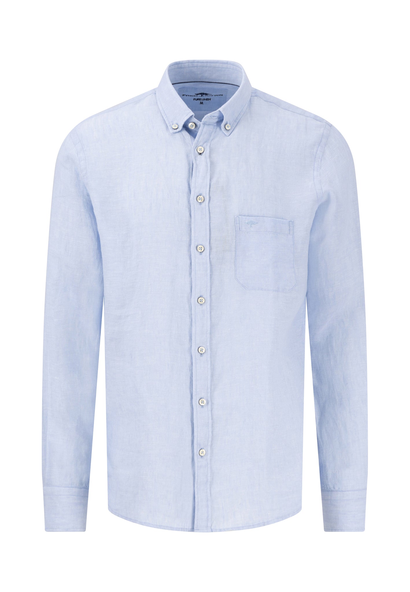 Fynch-Hatton vaaleansininen pellavapaita "Premium Linen"