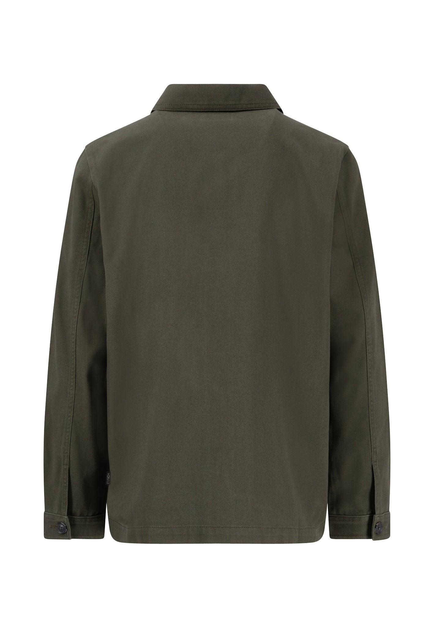Fynch-Hatton paitatakki vihreä "Garmentdye Twill Overshirt"