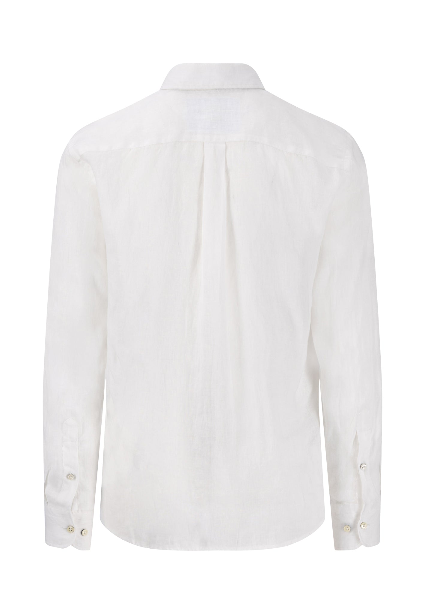 Fynch-Hatton valkoinen pellavapaita "Premium Linen"