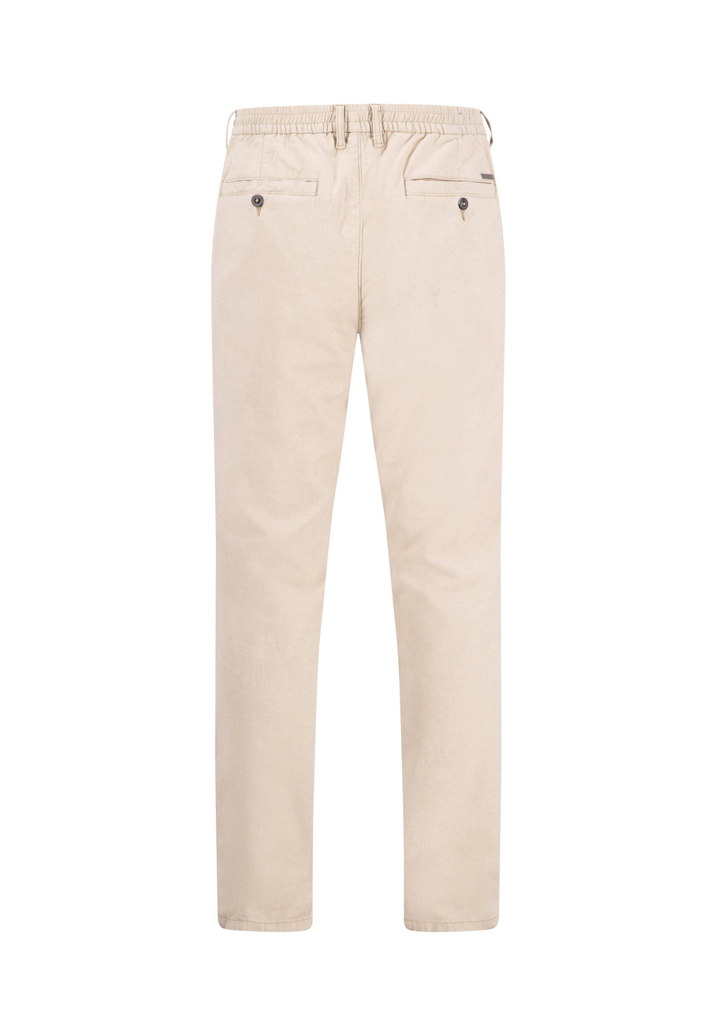 Fynch-Hatton rennot pellavasekoitehousut beige "Twotone Structure Chino"