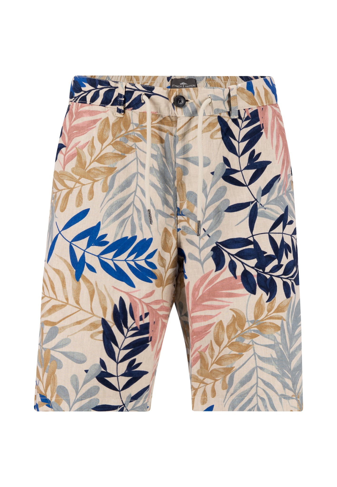 Fynch-Hatton bermudashortsit printillä "Cotton Linen"
