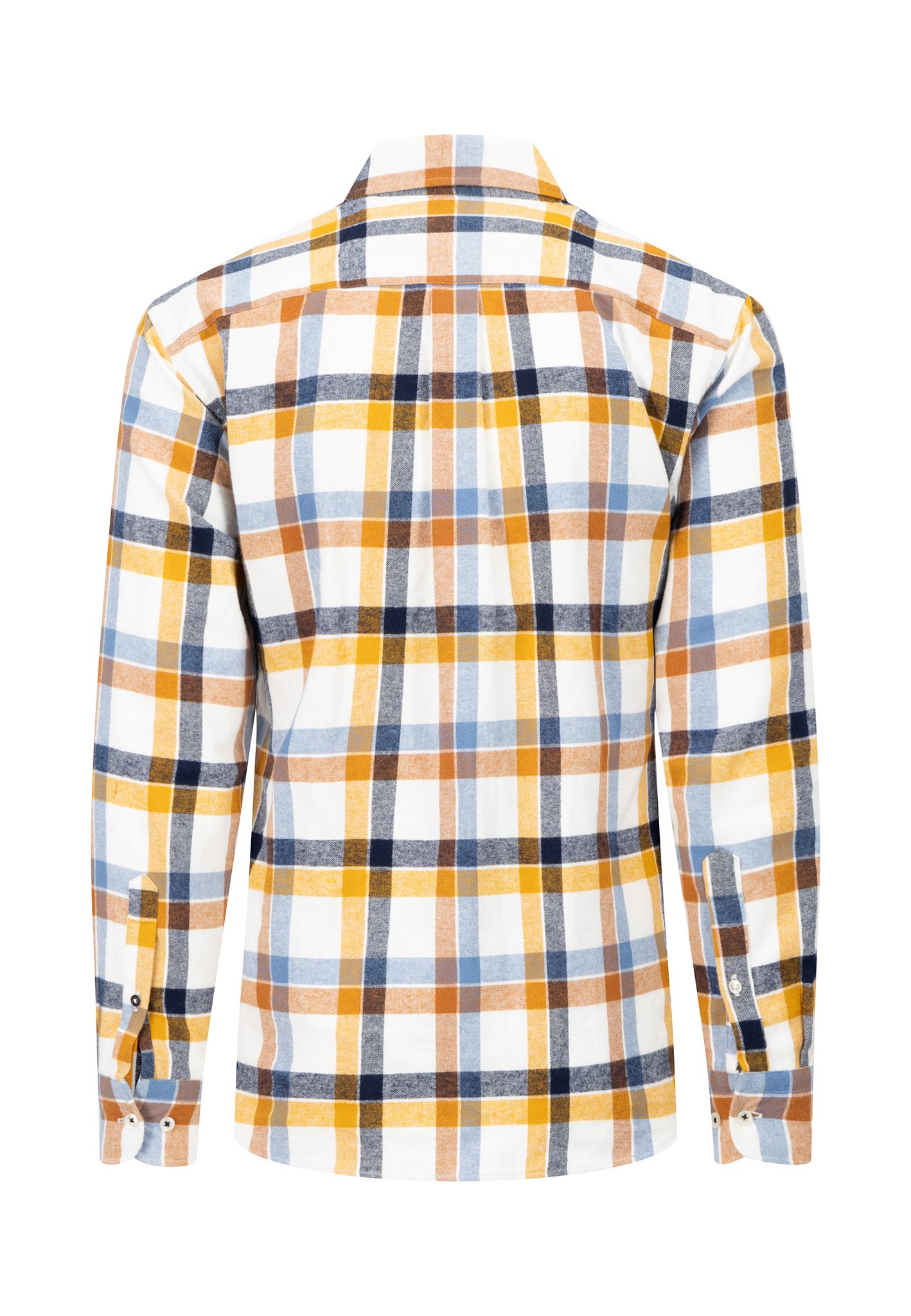 Fynch-Hatton flanellipaita vaalea ruutu regular fit