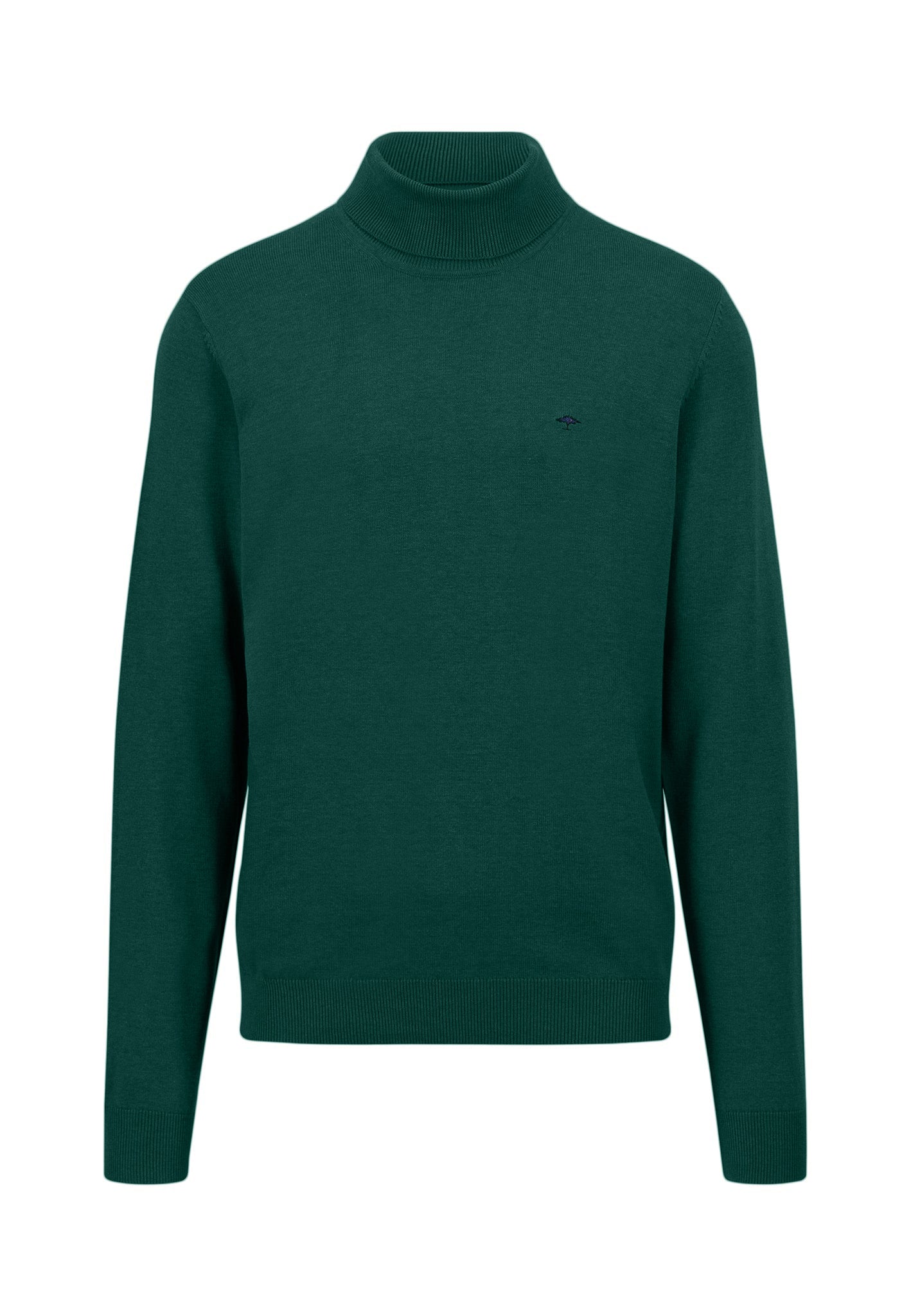 Fynch-Hatton pooloneule puuvilla vihreä "Rollneck Superfine"