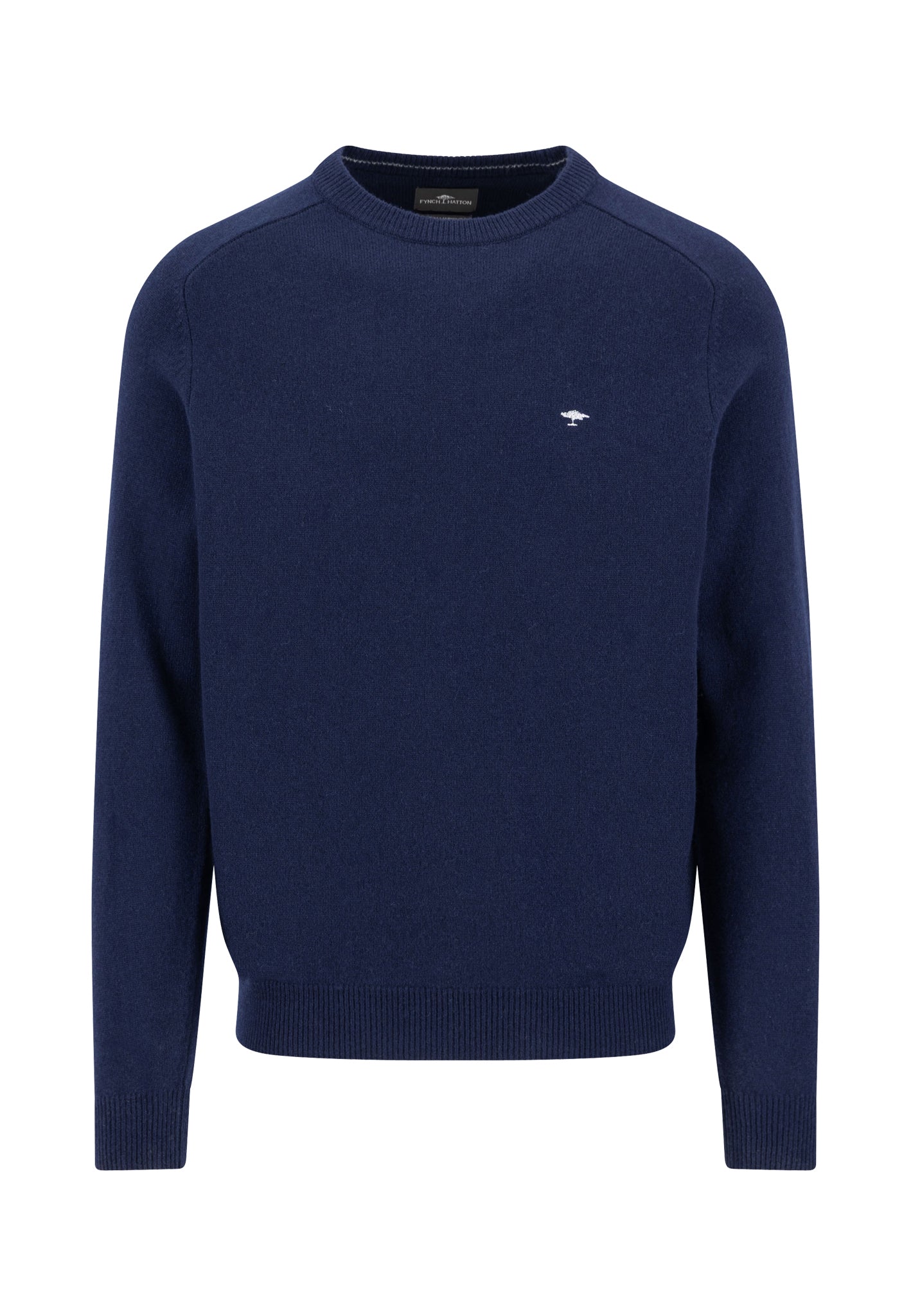 Fynch-Hatton o-aukko villaneule navy