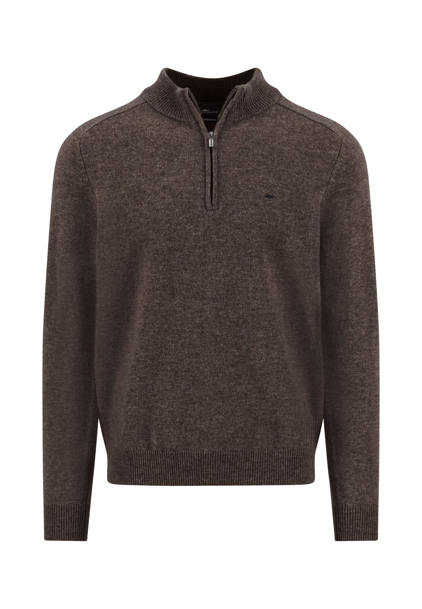 Fynch-Hatton half-zip villaneule ruskea