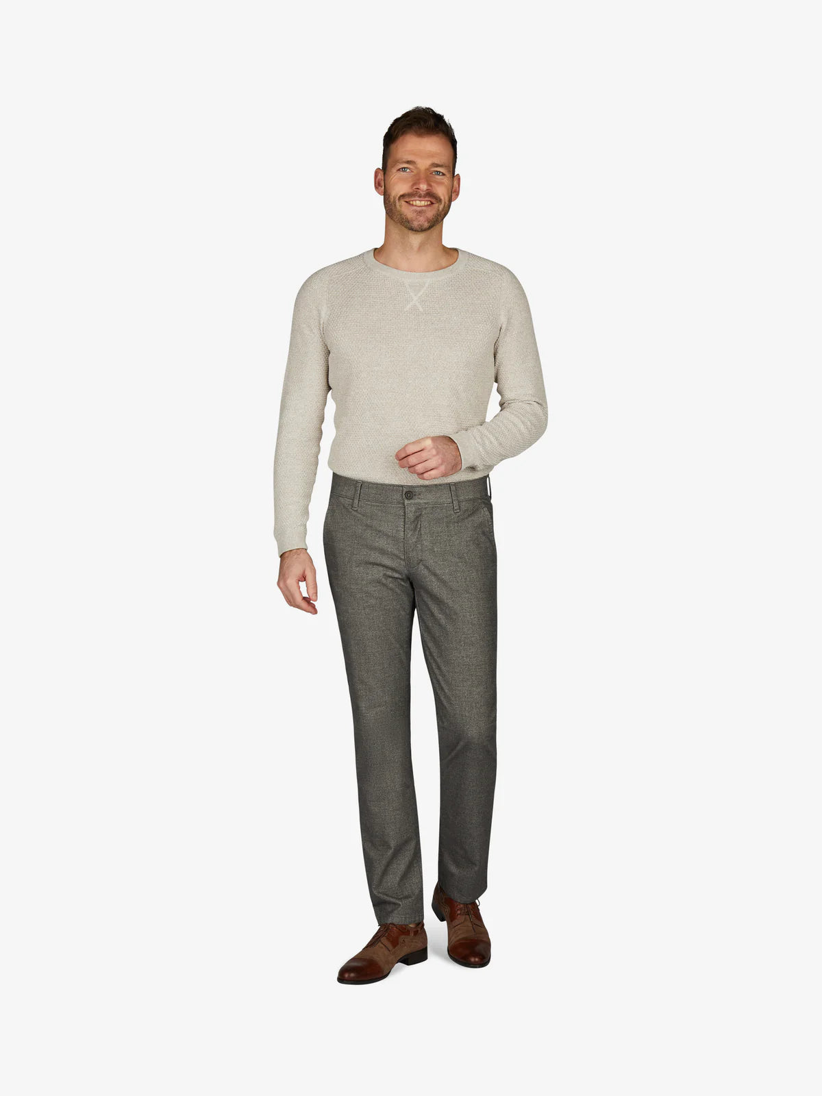 Club of Comfort Garvey puuvillahousu harmaa wool look