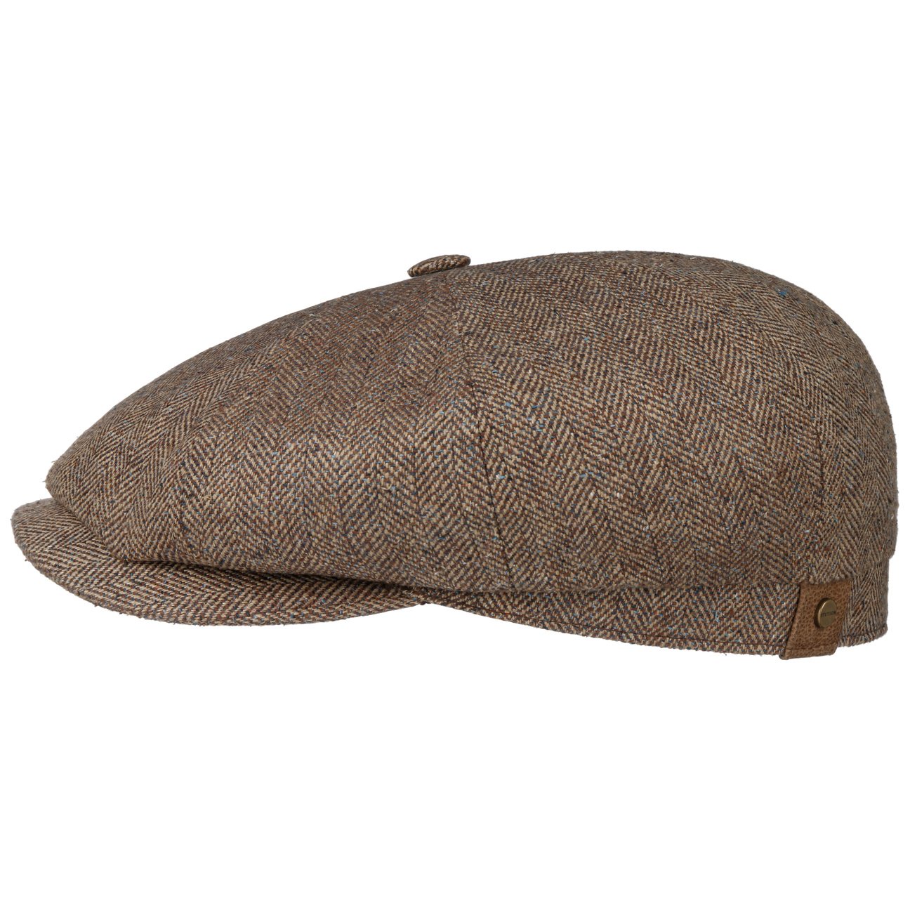 Stetson lippalakki ruskea "Hatteras Silk Flat Cap"