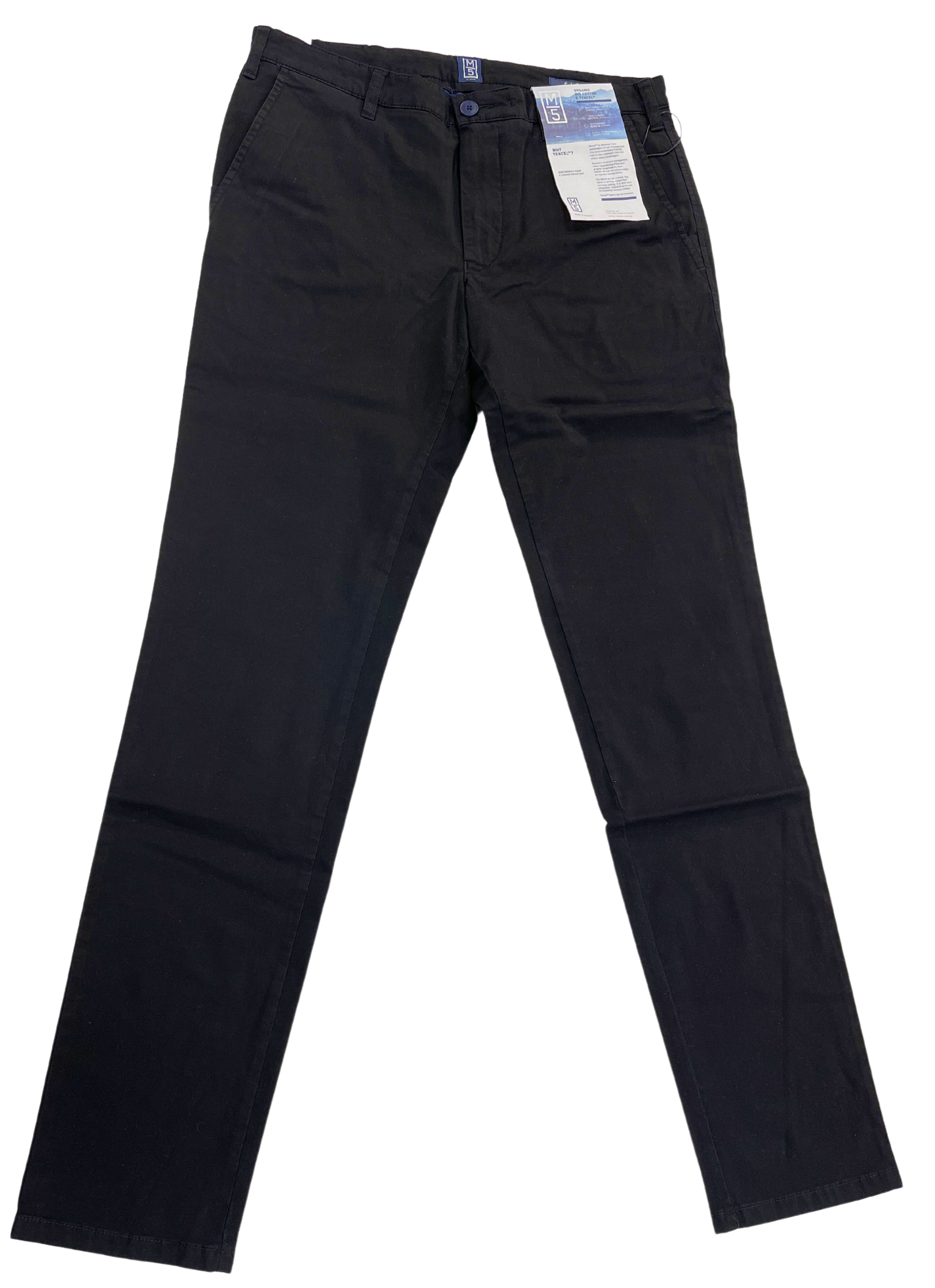 M5 mustat slim fit joustochinot "Fit"