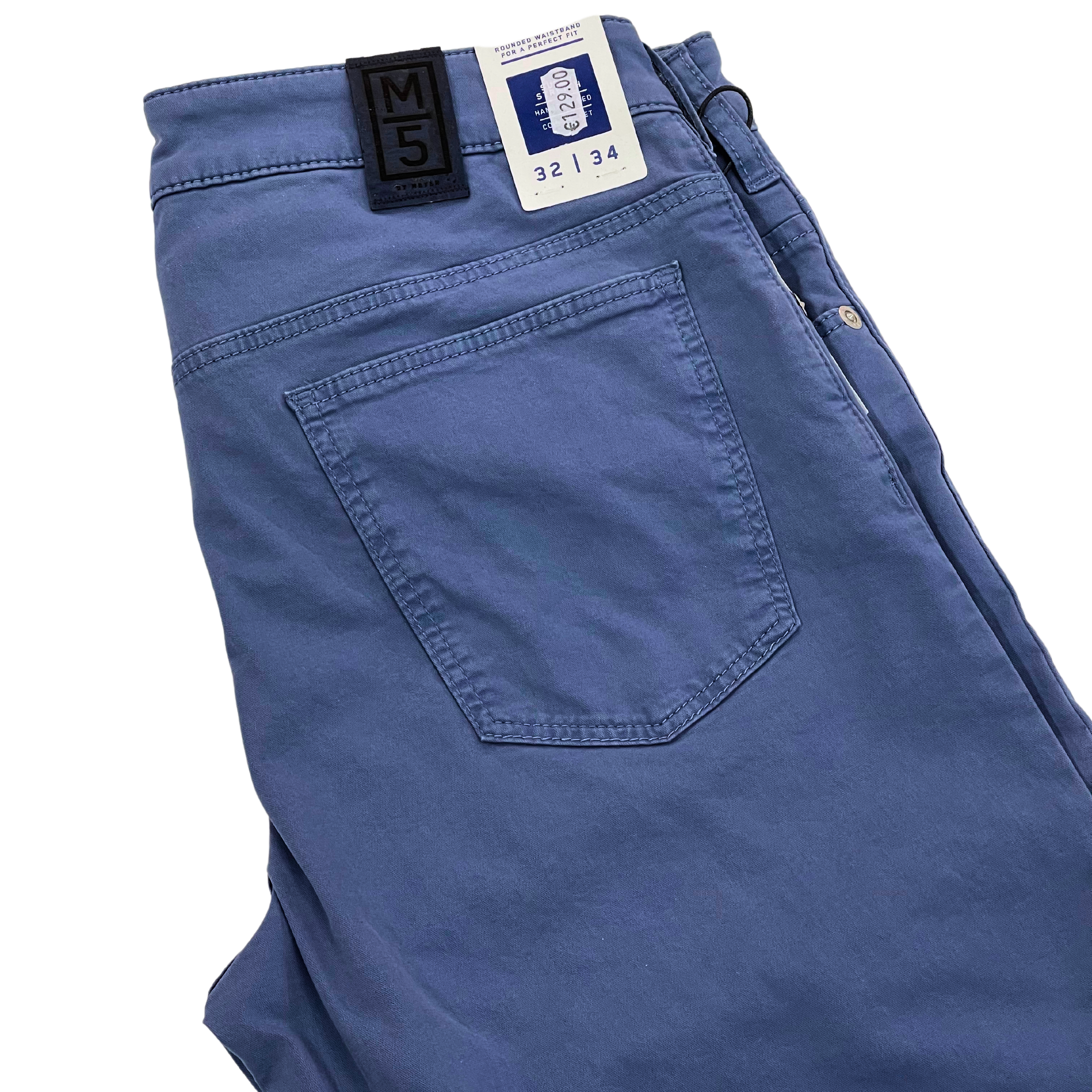 M5 siniset slim fit joustochinot "Slim"