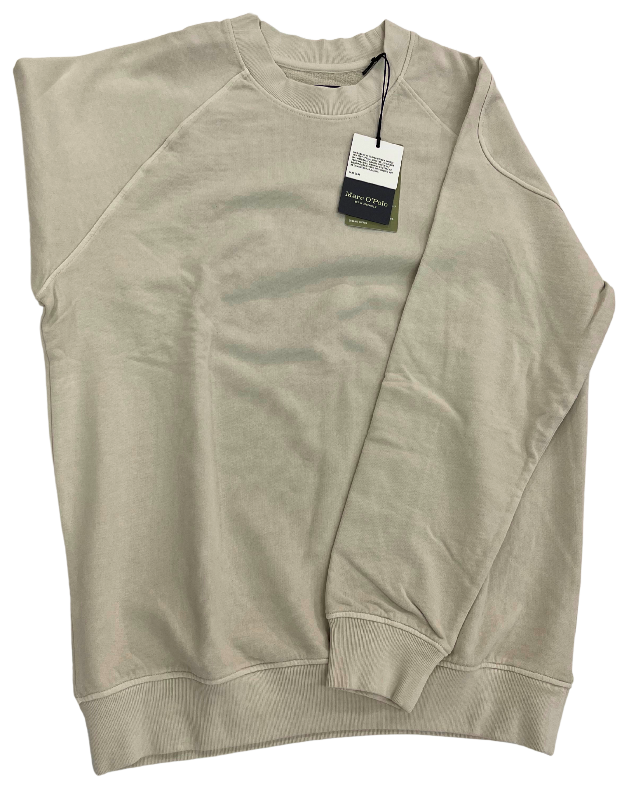 Marc O'Polo beige collegepaita "Relaxed fit"