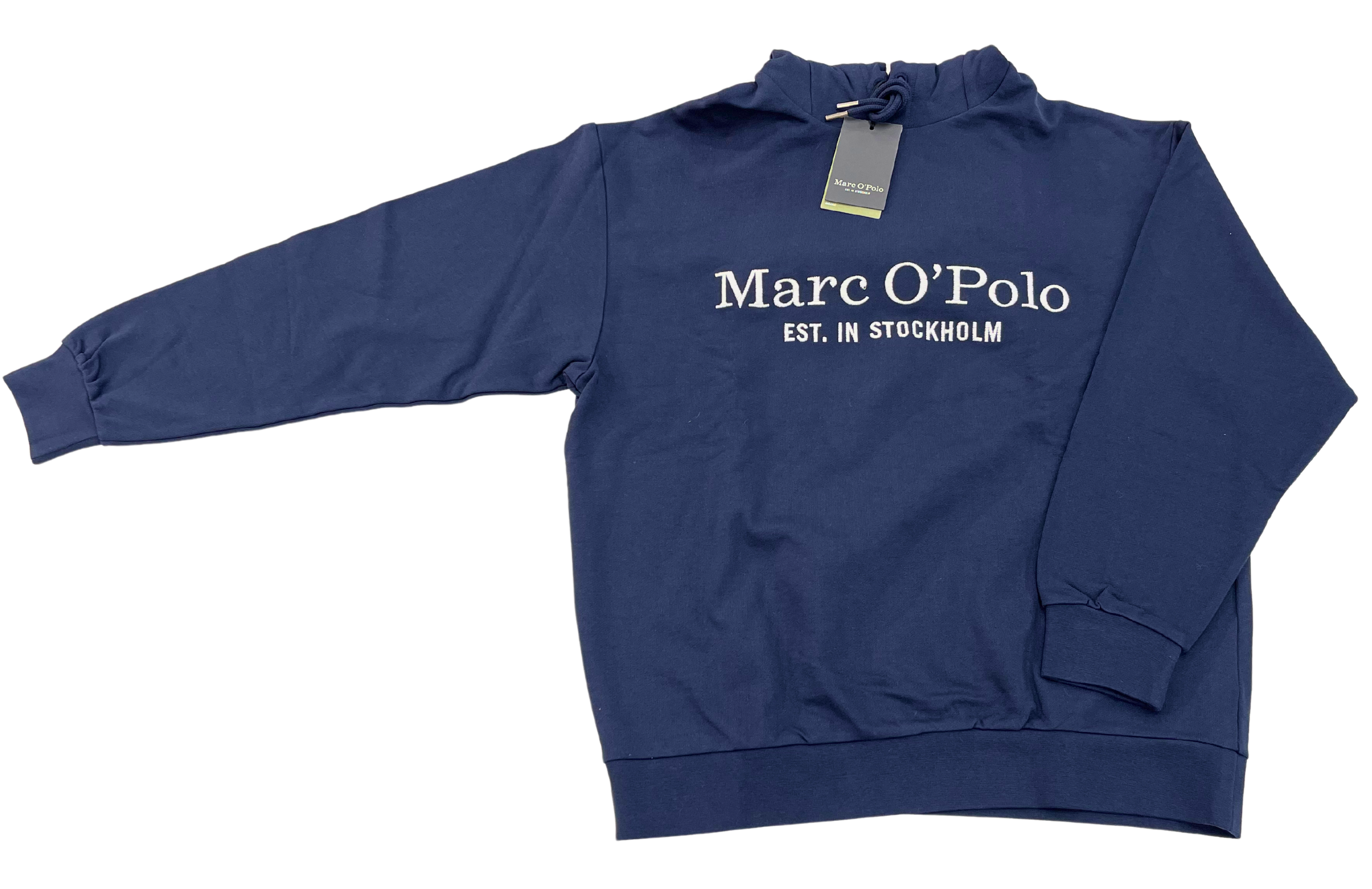 Marc O'Polo tummansininen huppari "Relaxed fit"
