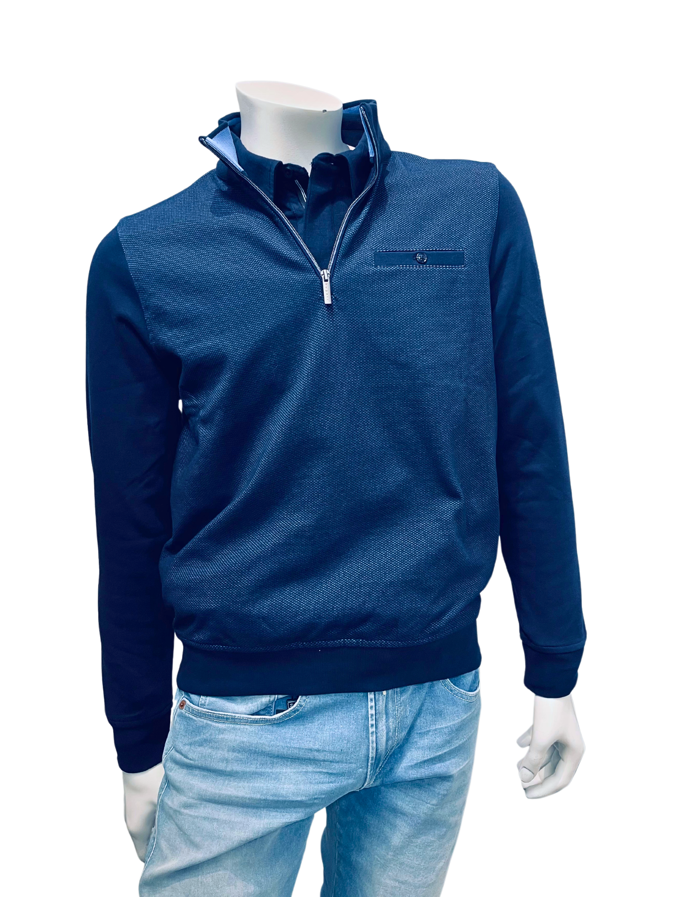 Bugatti half zip collegepaita "Troyer"