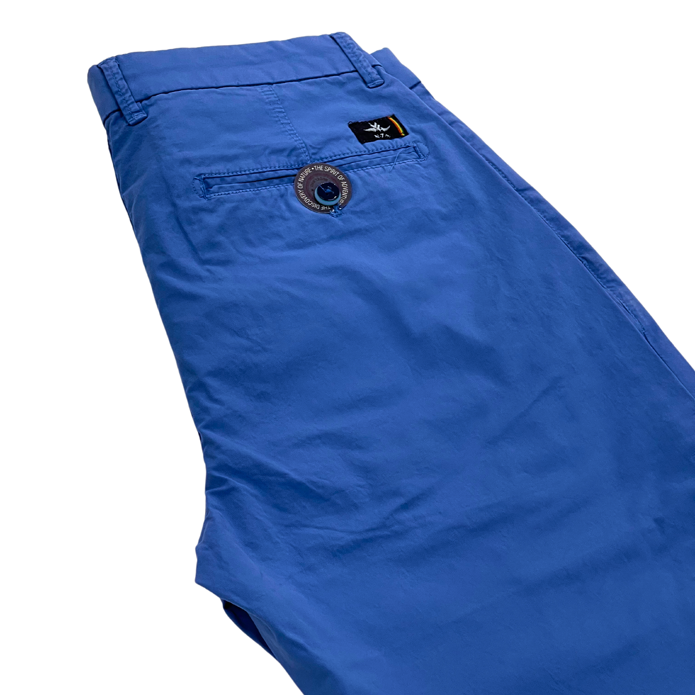 NZA siniset joustavat modern fit puuvillahousut "Napier Twill Stretch"