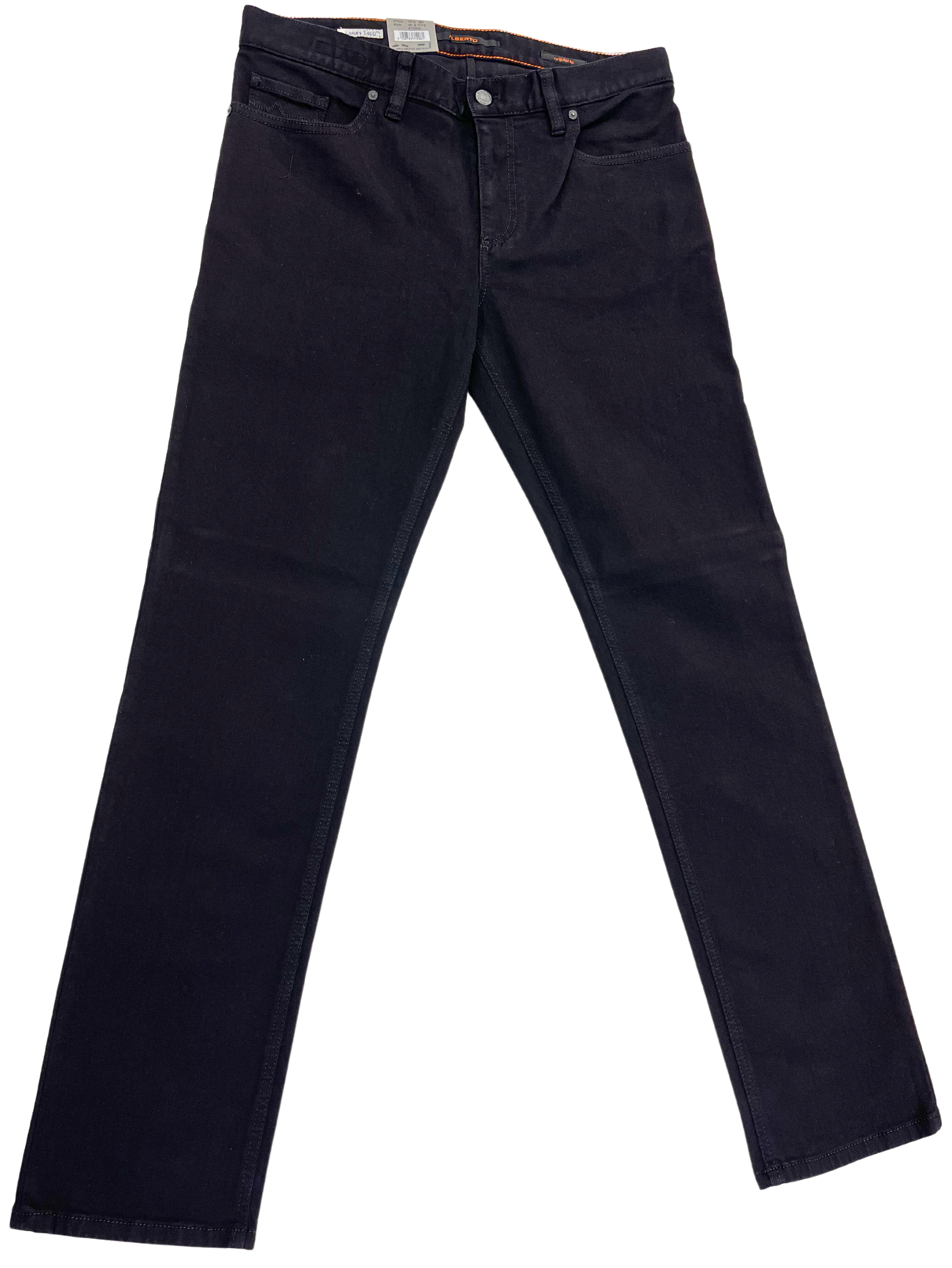Alberto mustat regular fit farkut "Pipe"