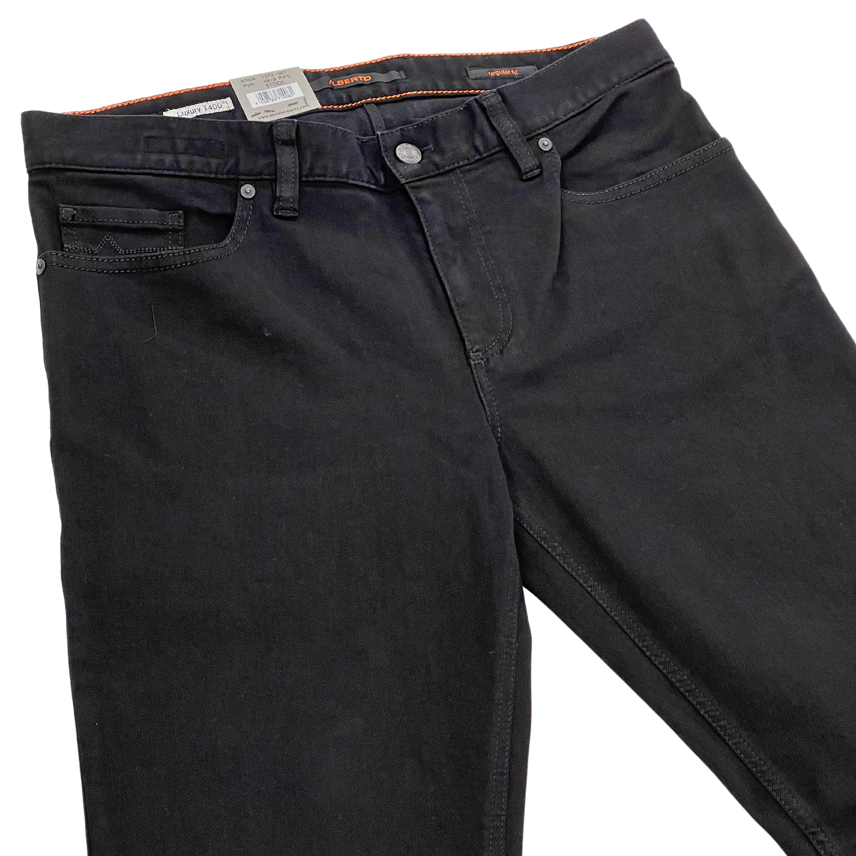 Alberto mustat regular fit farkut "Pipe"