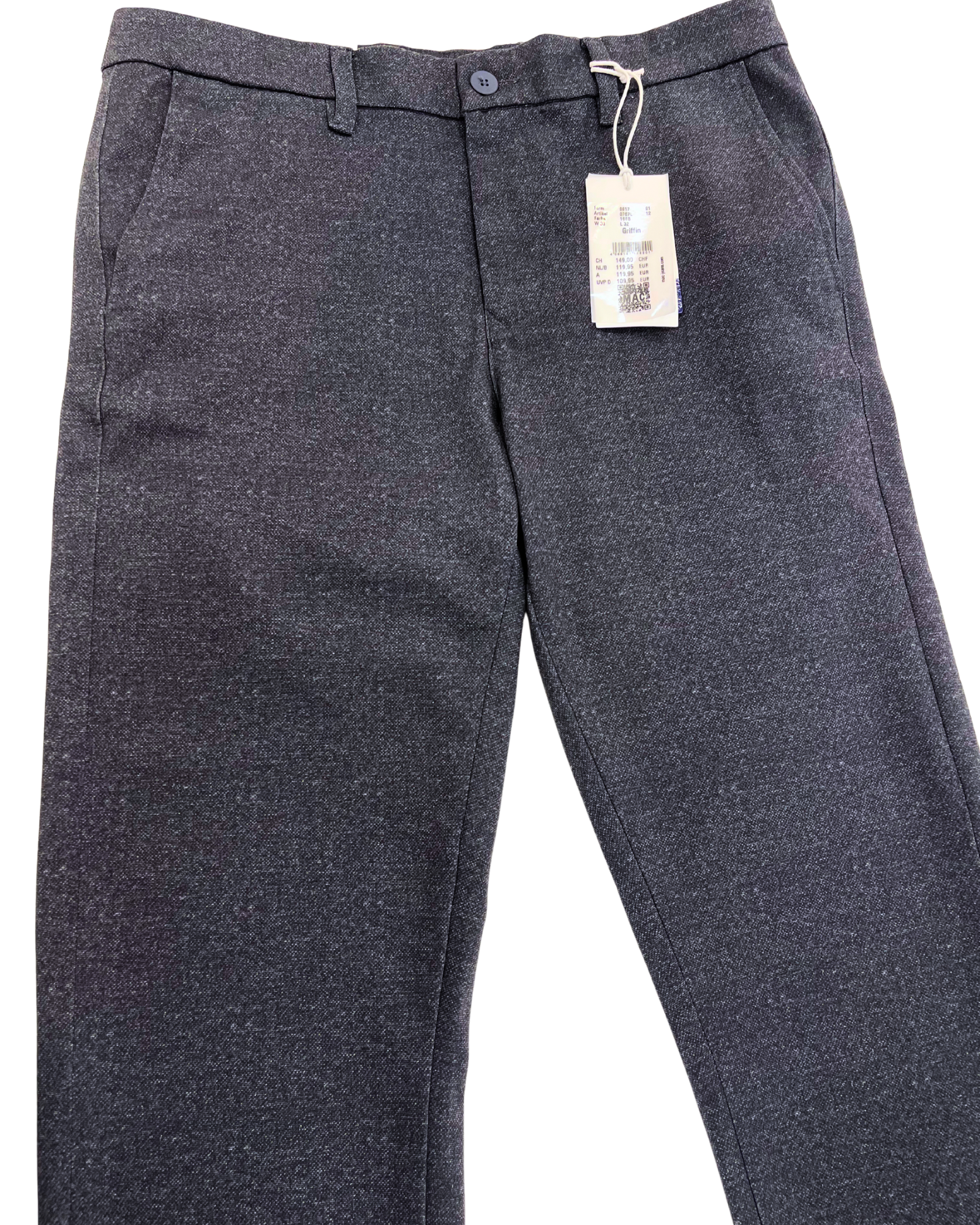 MAC joustochinot harmaa tapered fit "Griffin"