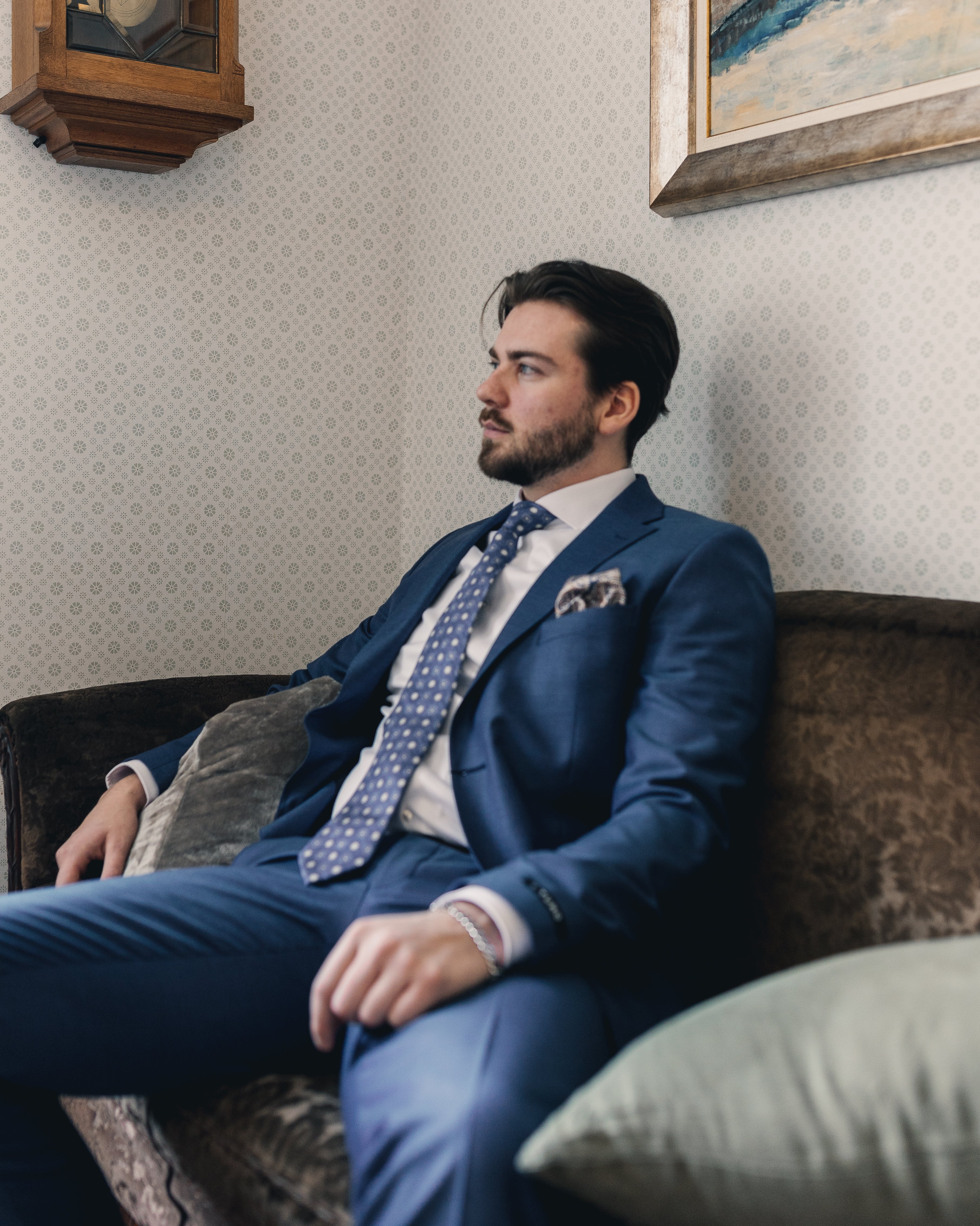 TURO villapuku, sininen Vitale Barberis "MADRID+DENVER 7350/66"