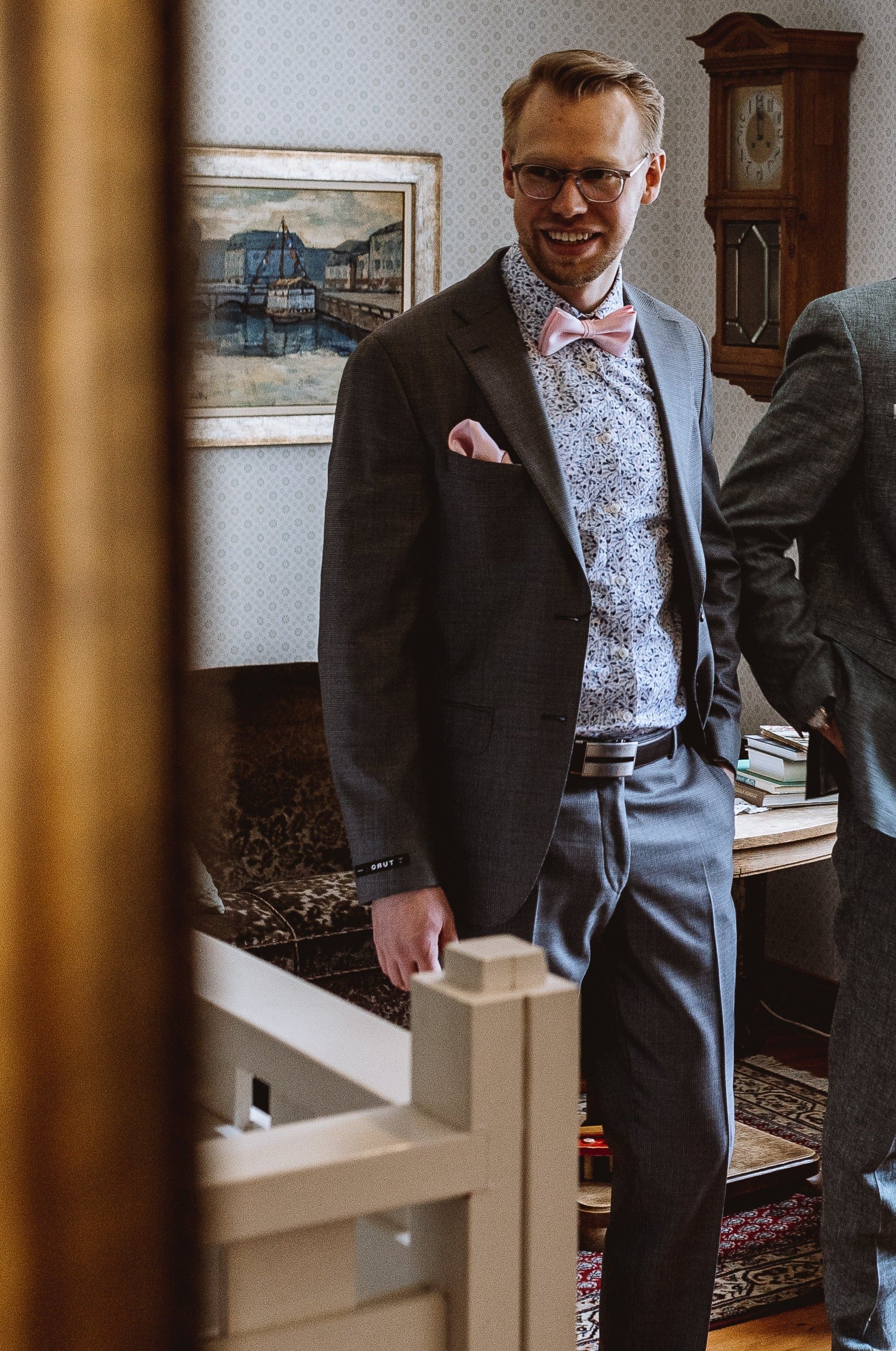 TURO Slim fit villapuku, harmaa Reda "JADEN+HELSINKI 3571/17"