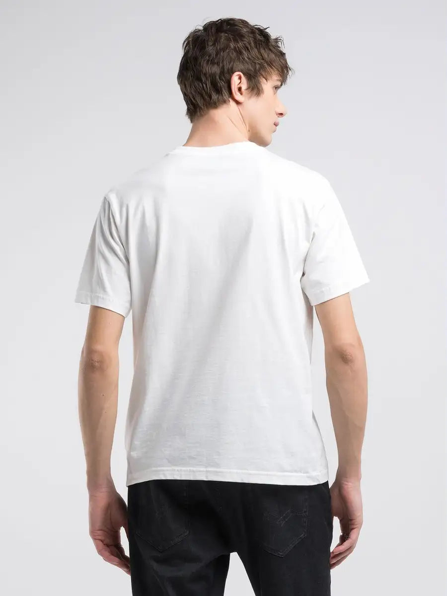Replay valkoinen crew-neck t-paita
