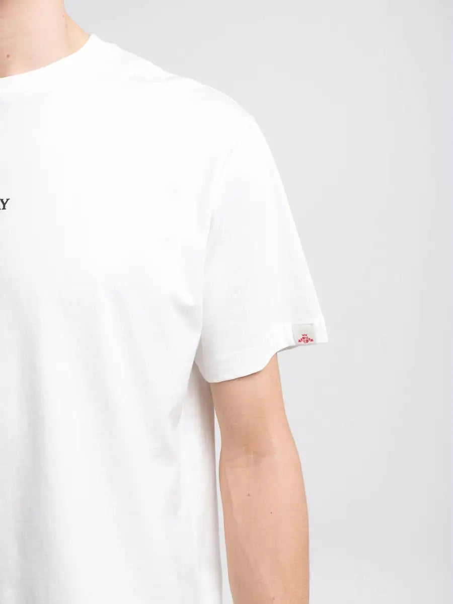 Replay valkoinen crew-neck t-paita