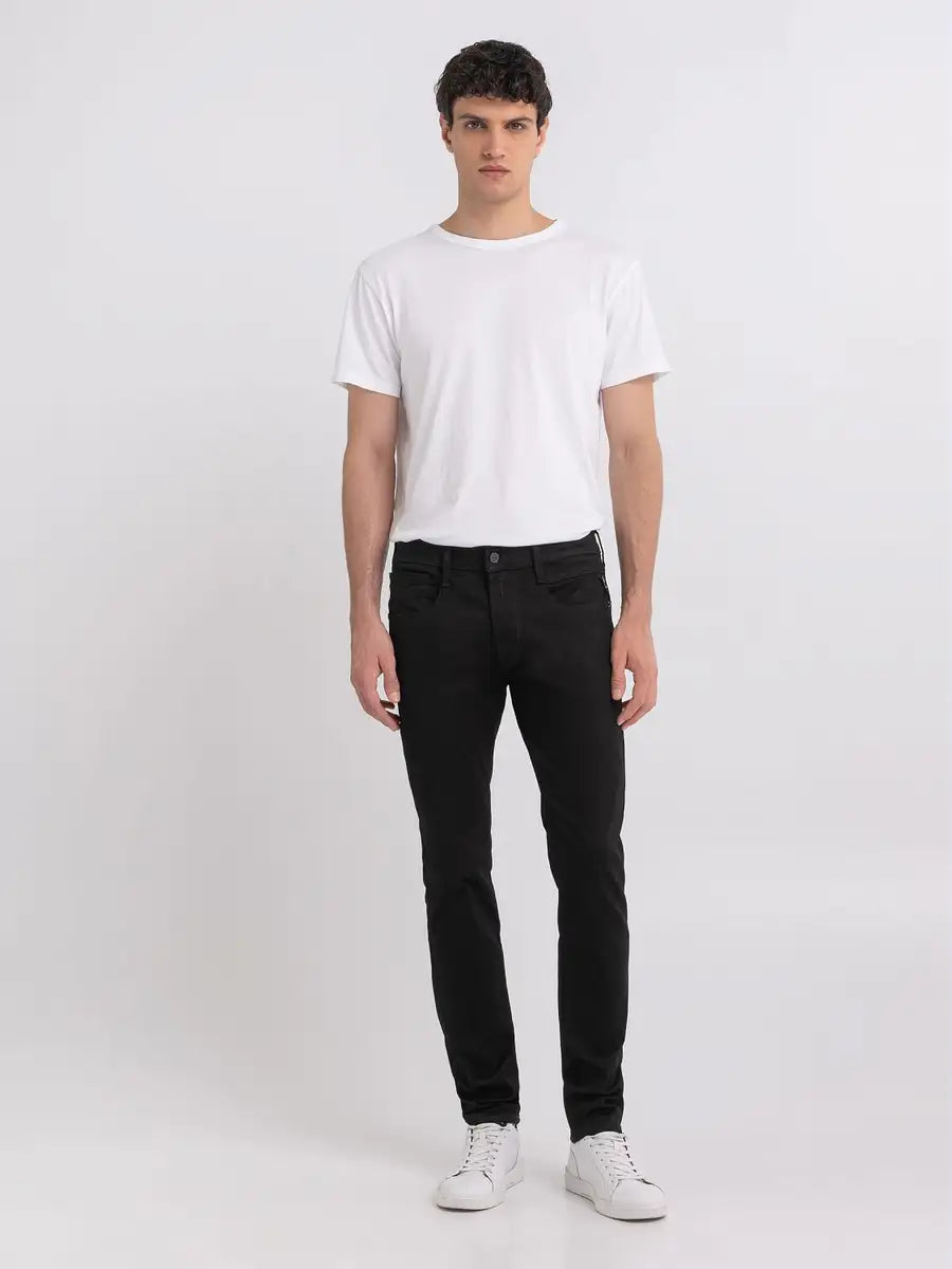 Replay Hyperflex Anbass Slim fit musta