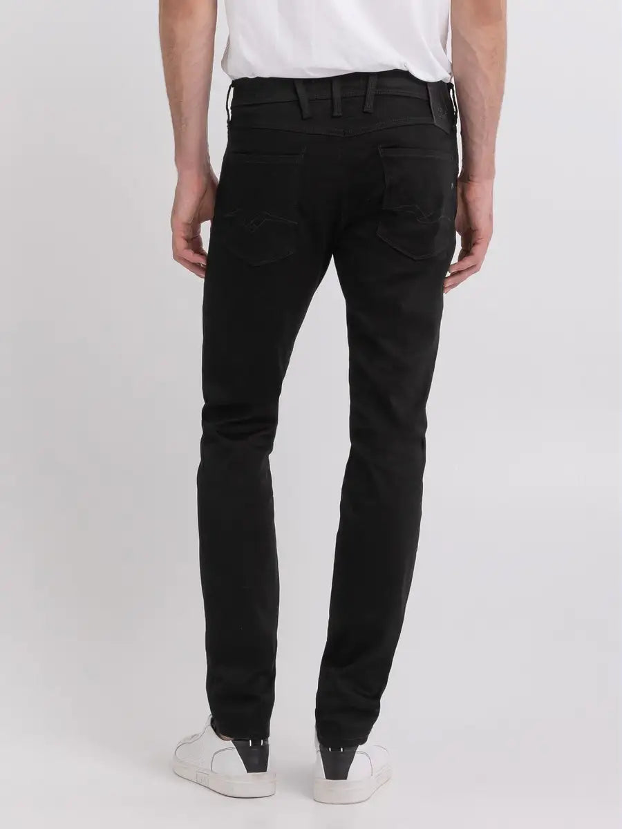 Replay Hyperflex Anbass Slim fit musta