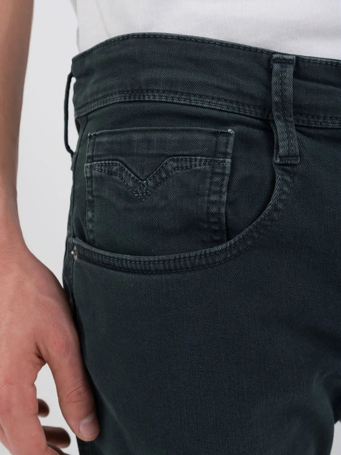 Replay joustofarkku slim fit ocean blue "Anbass"