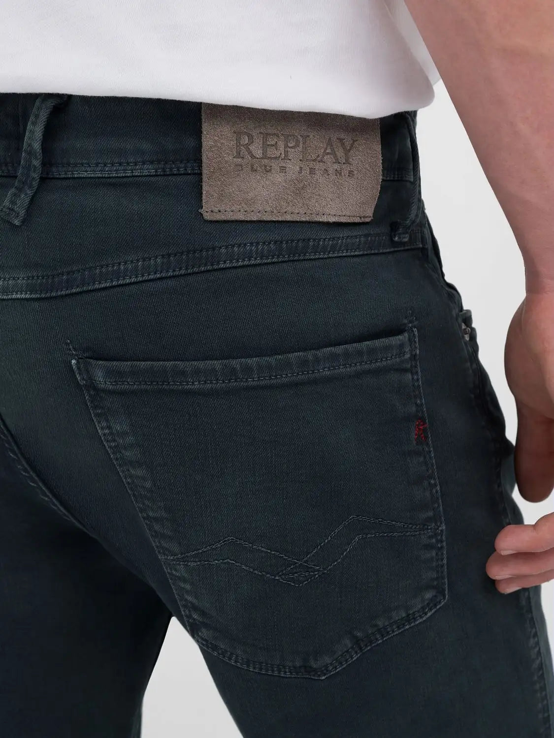 Replay joustofarkku slim fit ocean blue "Anbass"