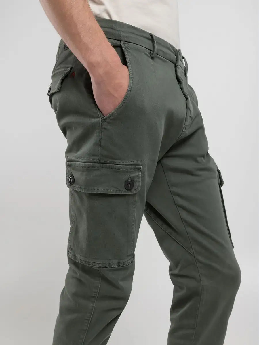 Replay tumman vihreät JAAN slim-fit farkut