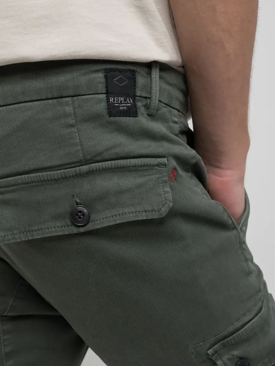 Replay tumman vihreät JAAN slim-fit farkut