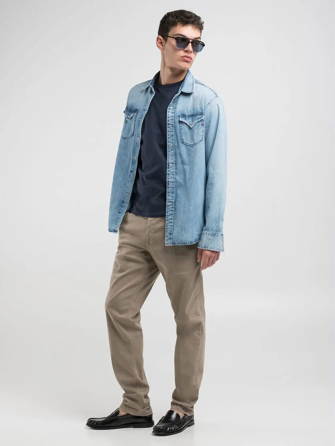 Replay vaaleanruskeat regular-fit chino farkut