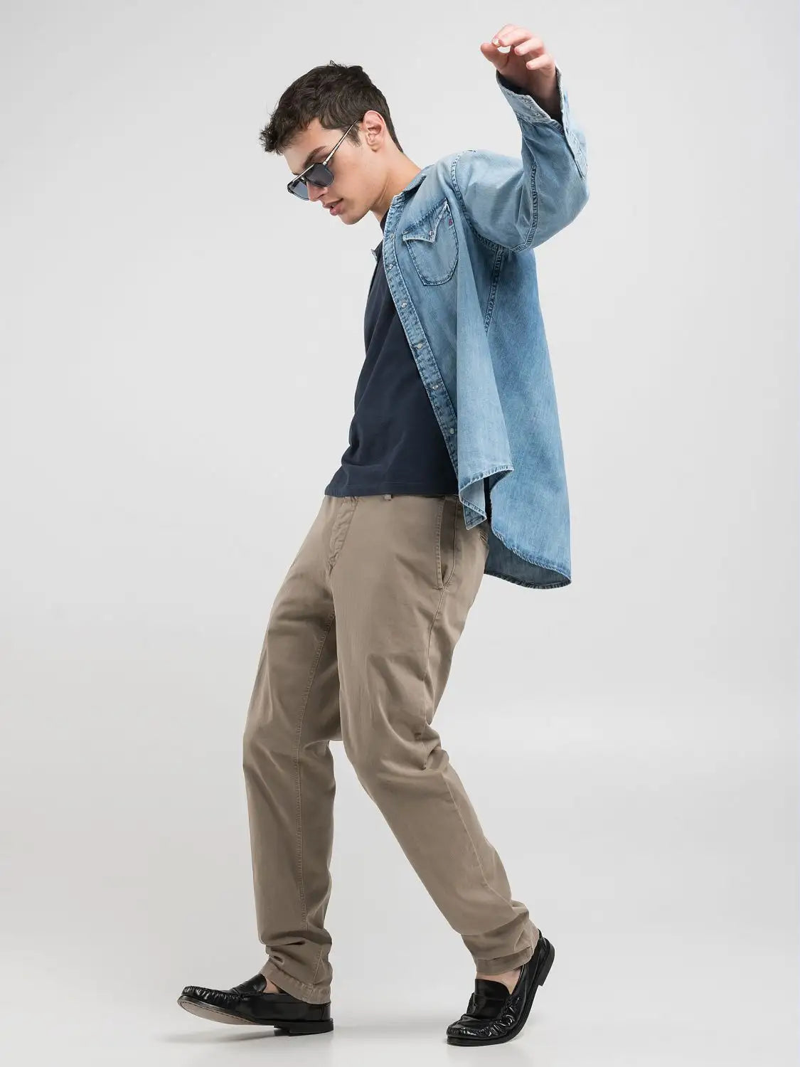 Replay vaaleanruskeat regular-fit chino farkut