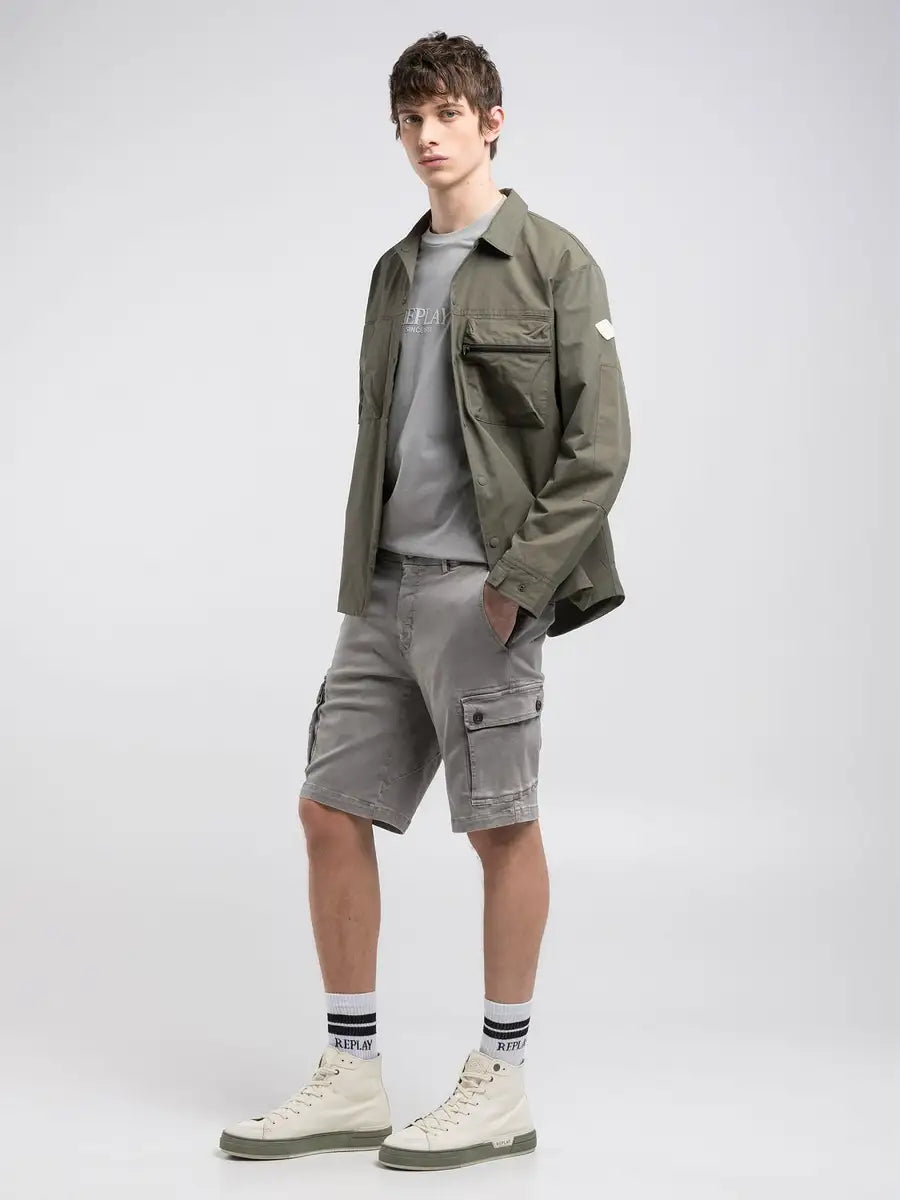 Replay harmaat shortsit "regular-fit"