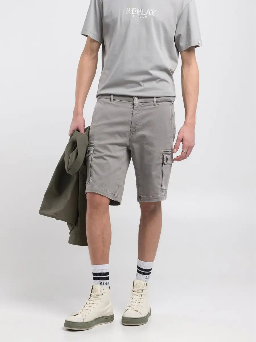 Replay harmaat shortsit "regular-fit"