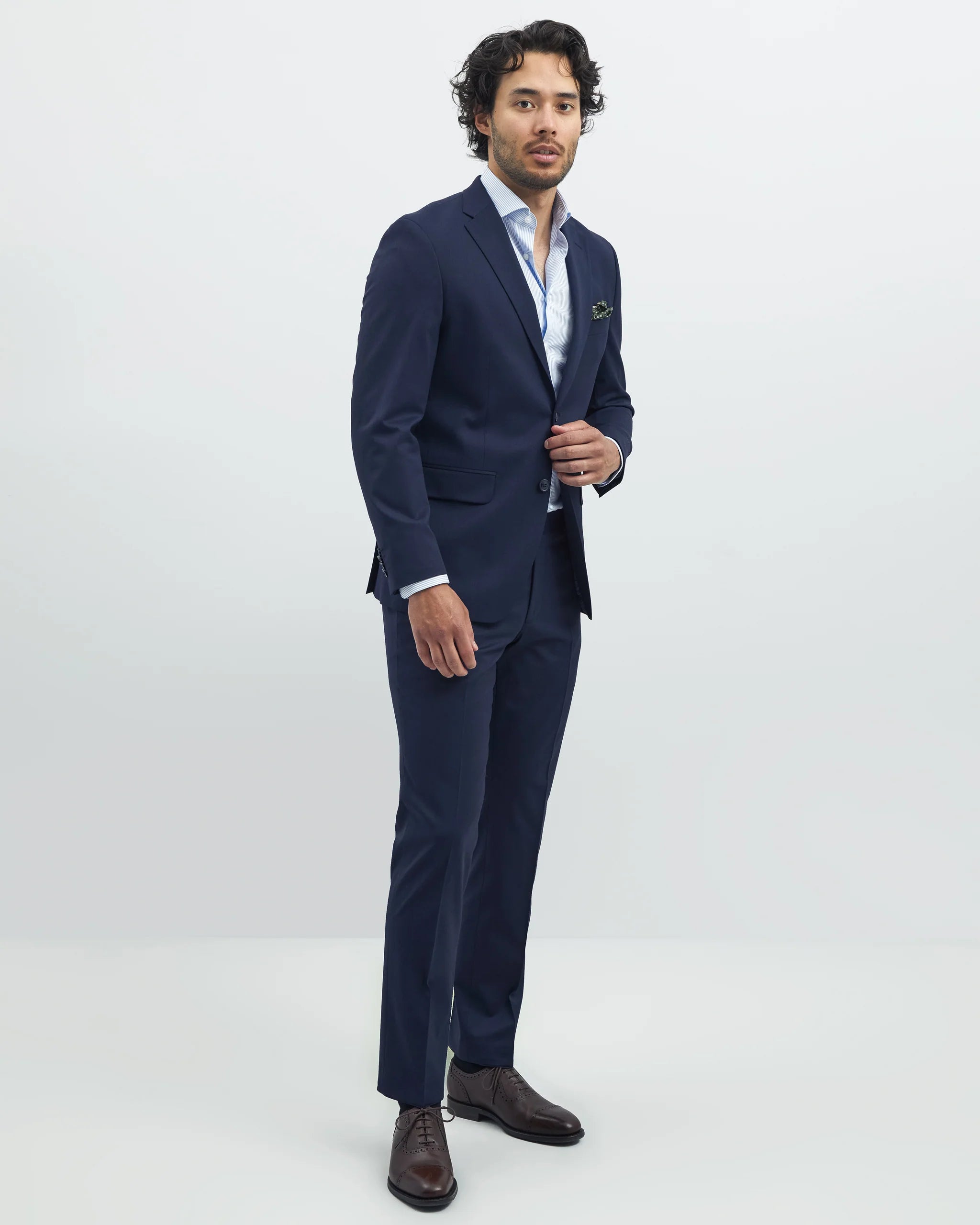 TURO sininen modern fit puvuntakki "BARCELONA 5421/68"