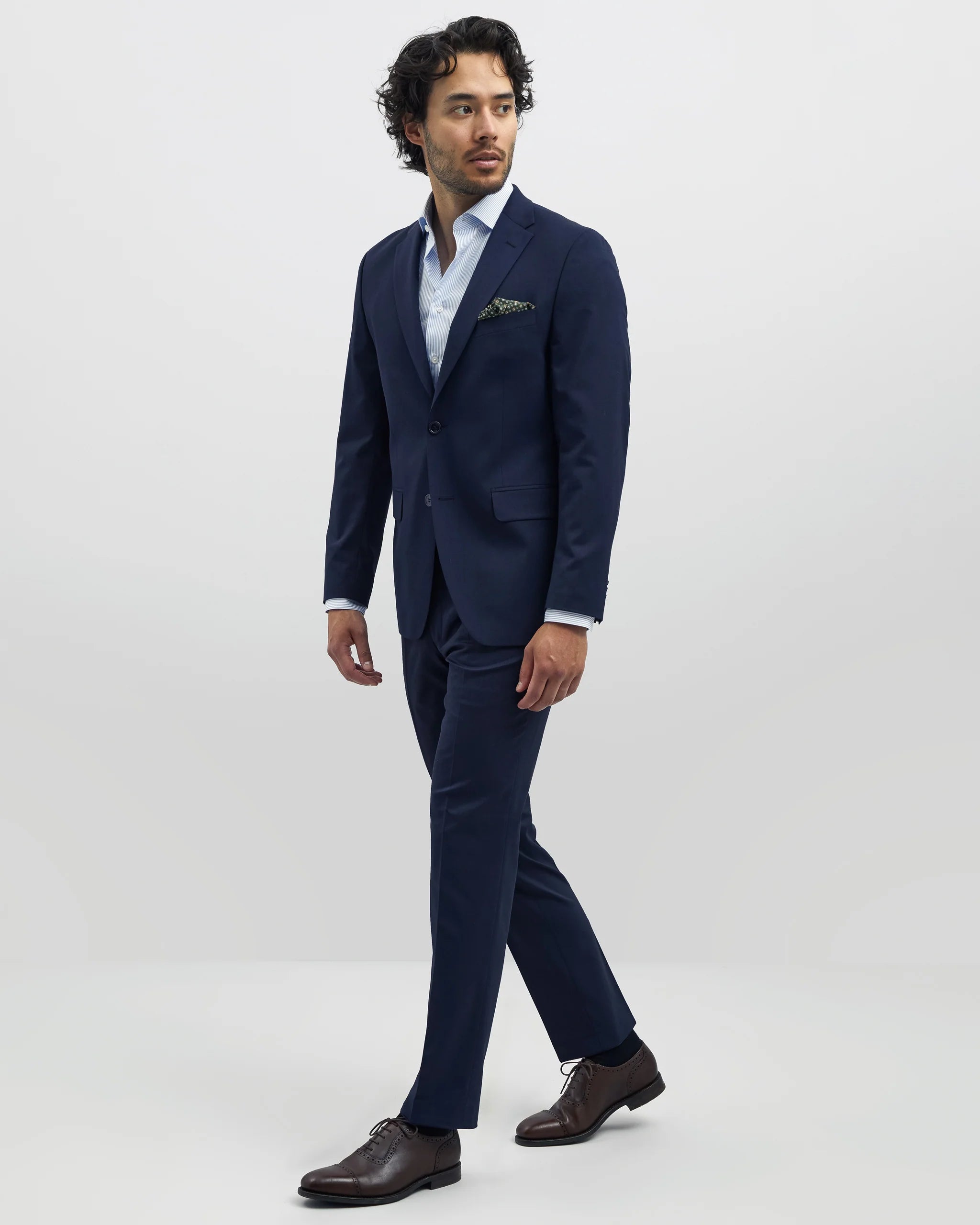 TURO sininen modern fit puvuntakki "BARCELONA 5421/68"
