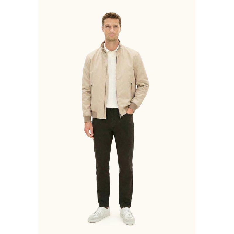 Oscar Jacobson Bomber Jacket beige pusakka