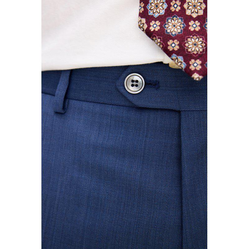 Oscar Jacobson sininen villapuku Marzotto Tropical Wool