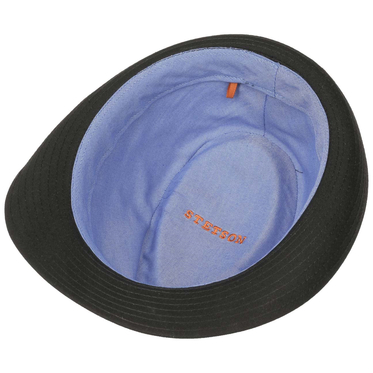 Stetson Trilby musta puuvillahattu
