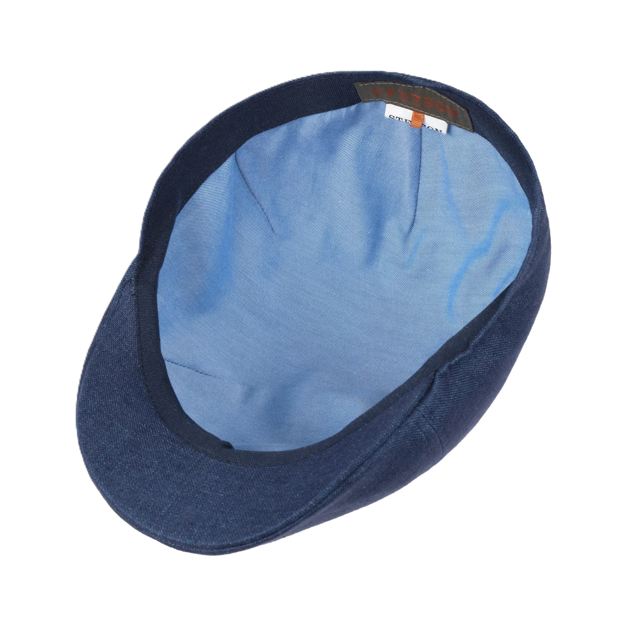 Stetson Flat Cap sininen pellava