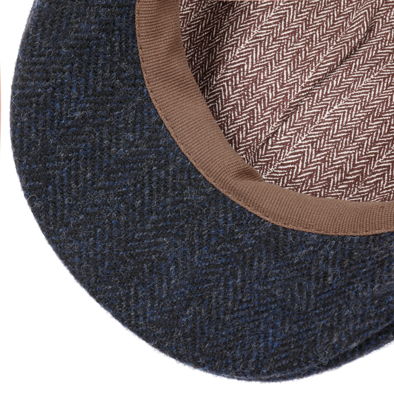 Stetsonin lippalakki tummansininen "Texas Wool Herringbone Cap"