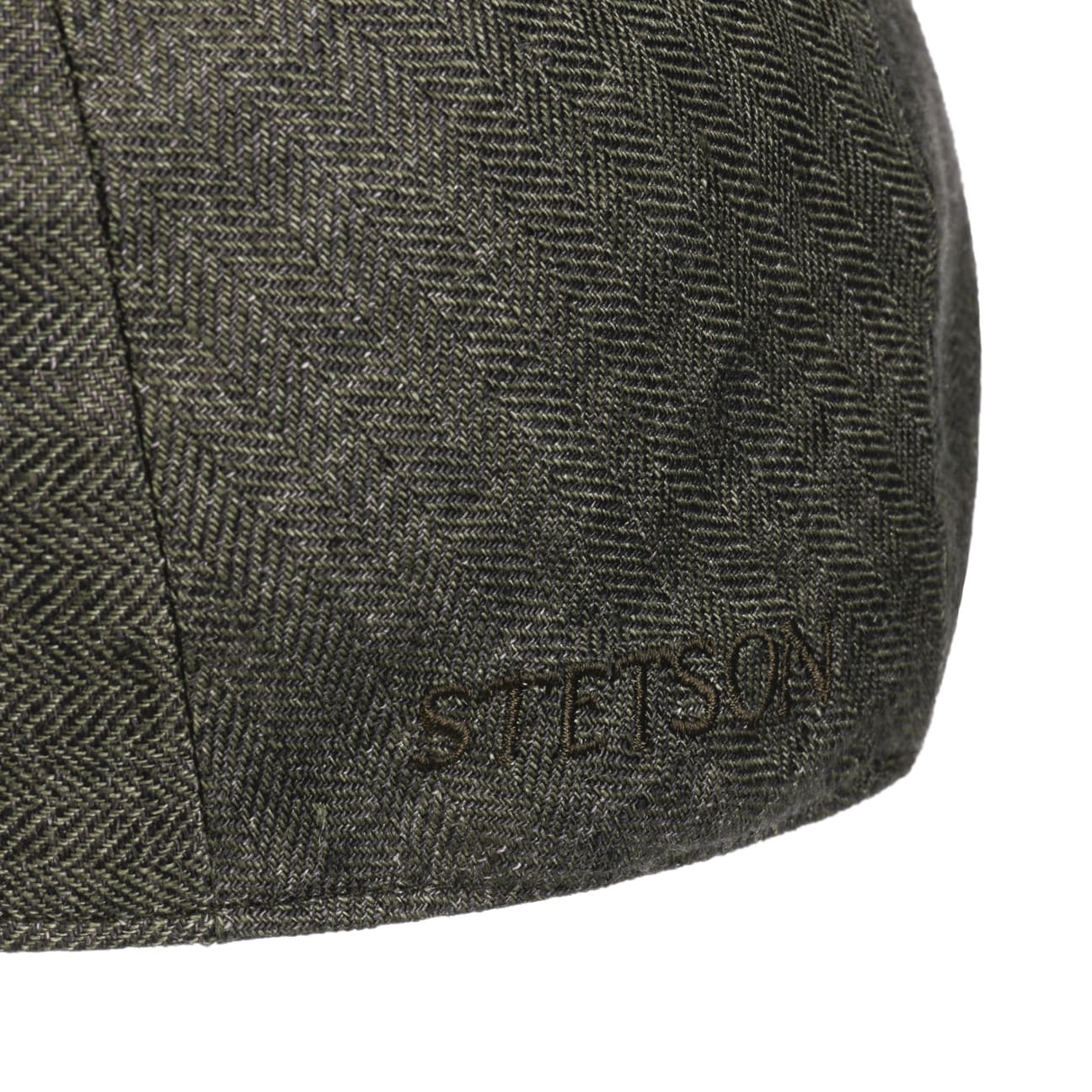 Stetson vihreä pellava lippalakki "Woodfield Linen Flat Cap"
