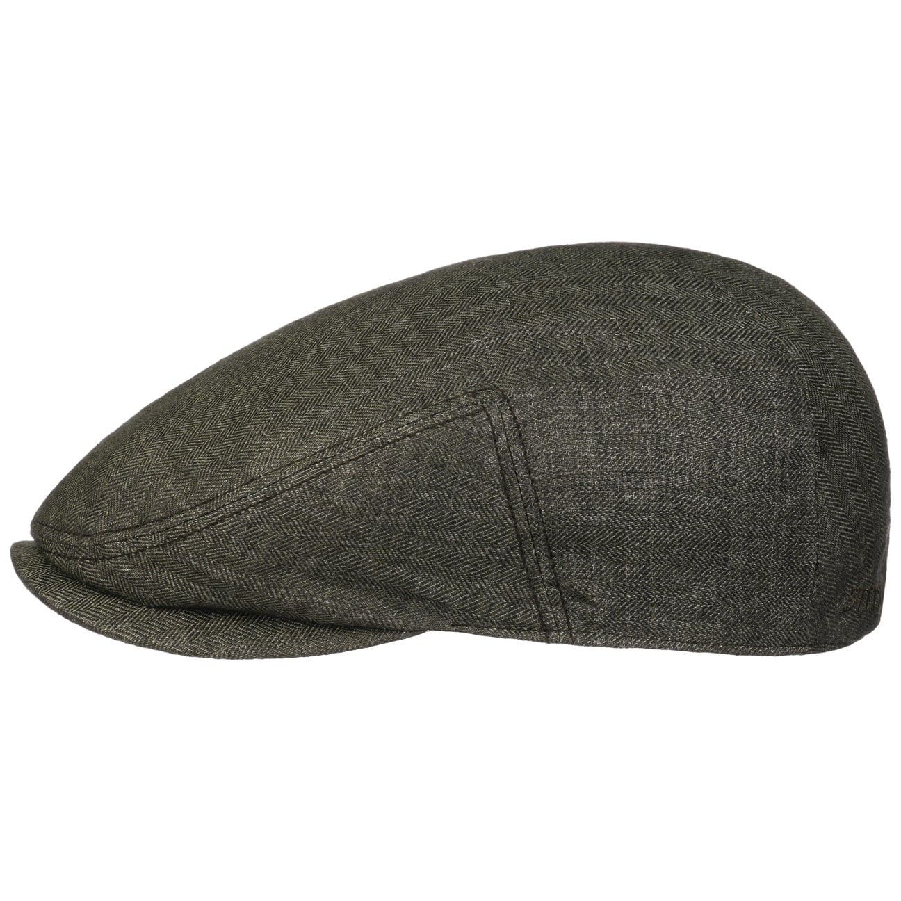 Stetson vihreä pellava lippalakki "Woodfield Linen Flat Cap"