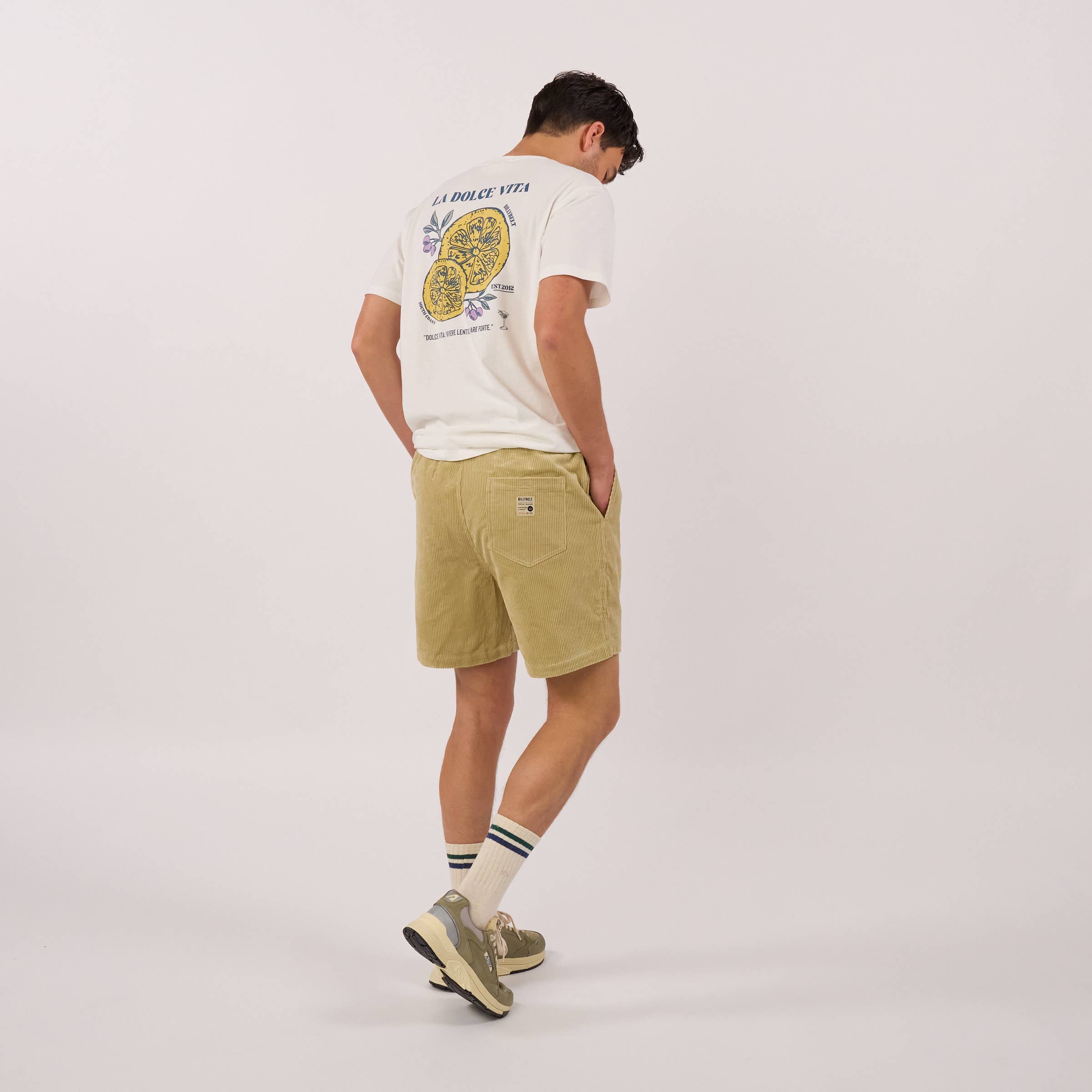 BILLYBELT - Samettishortsit "Anise green"
